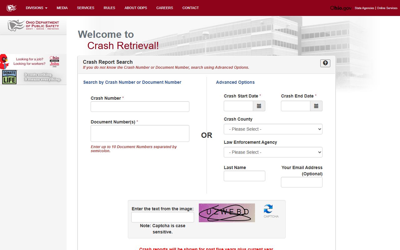 Allen County 72 hour booking Ohio traffic crash reports