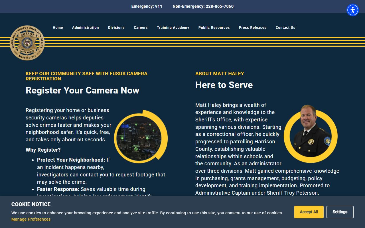 Harrison County 72 hour booking sheriff website