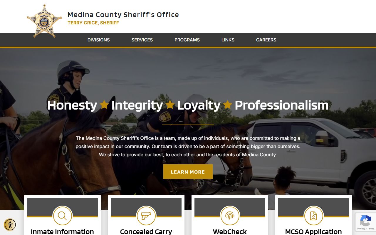 Medina County 72 hour booking sheriff office website