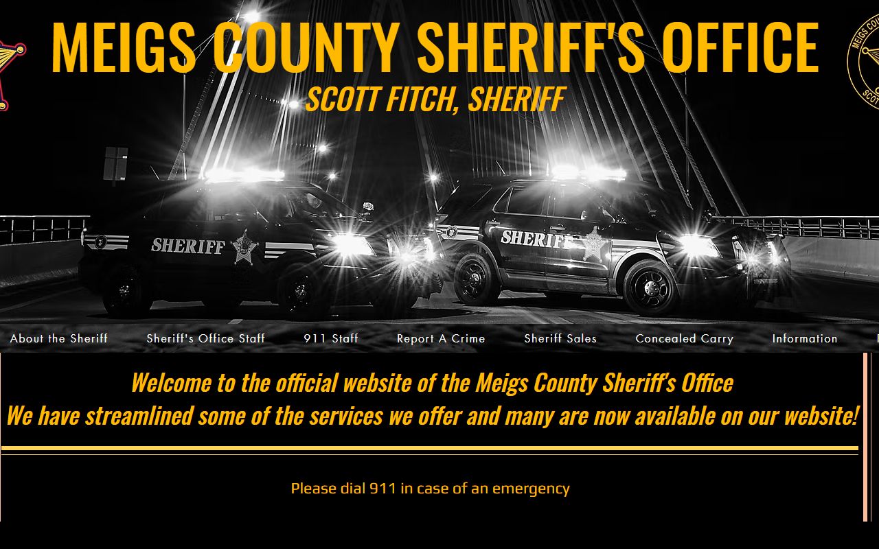 Meigs County 72 hour booking sheriff office website