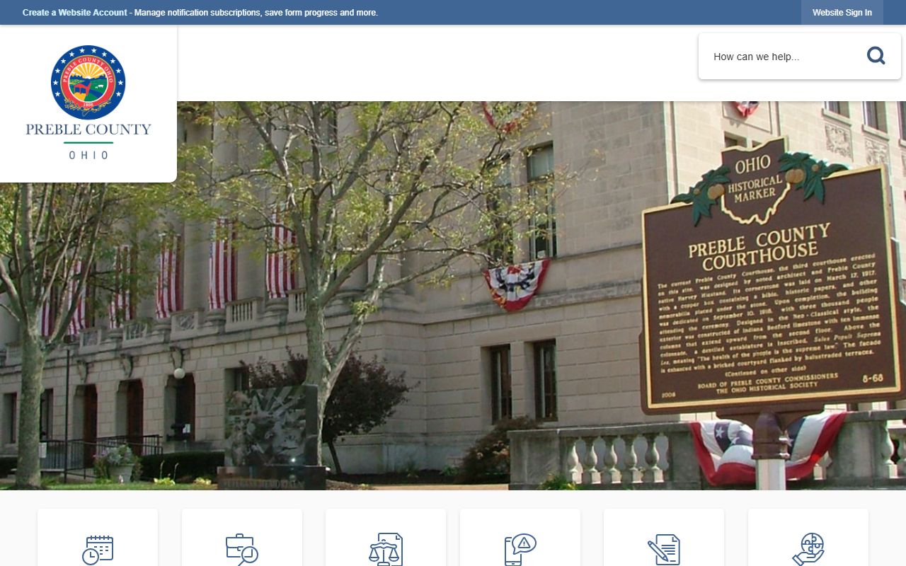 Preble County 72 hour booking sheriff's office