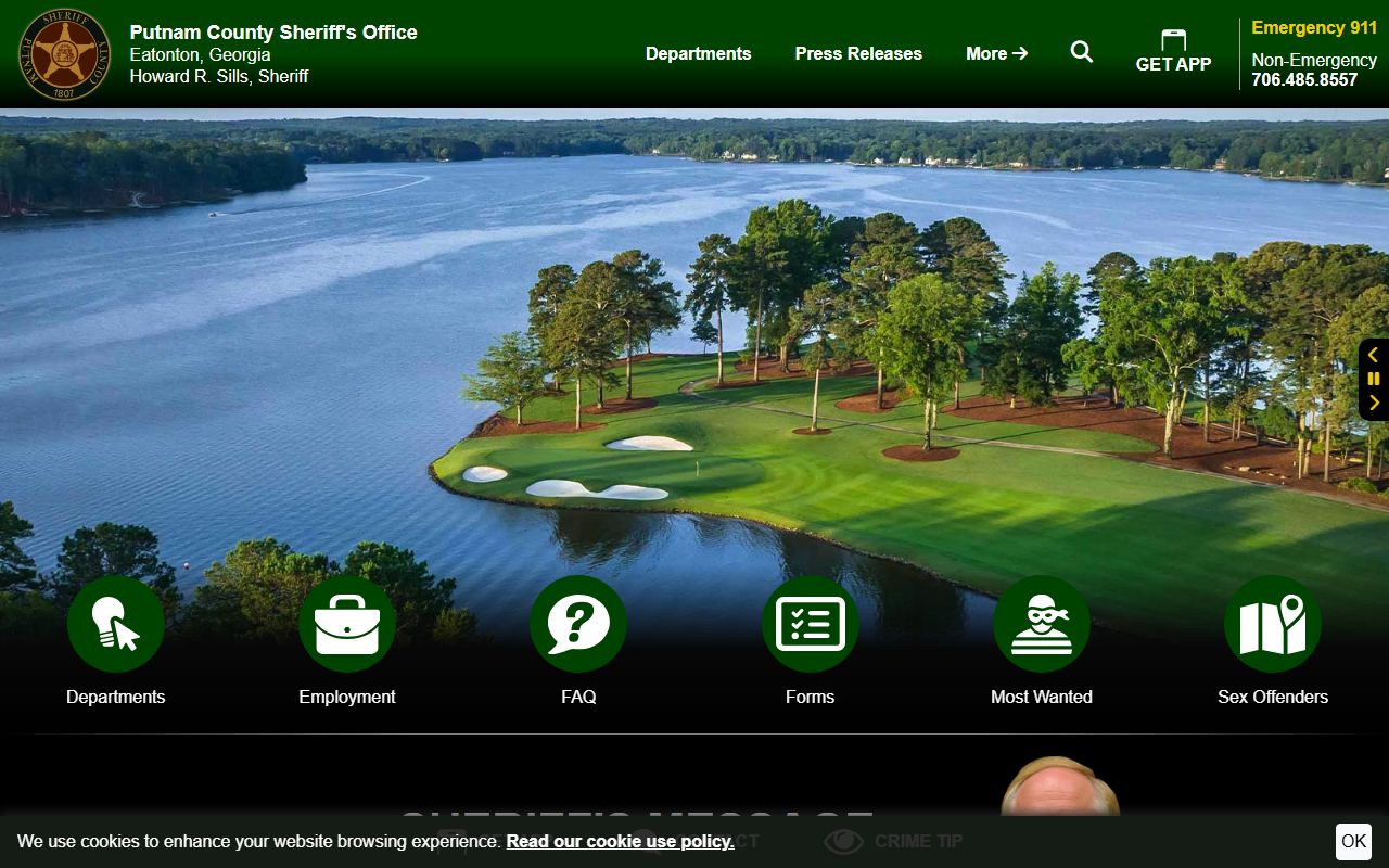 Putnam County 72 hour booking sheriff's office