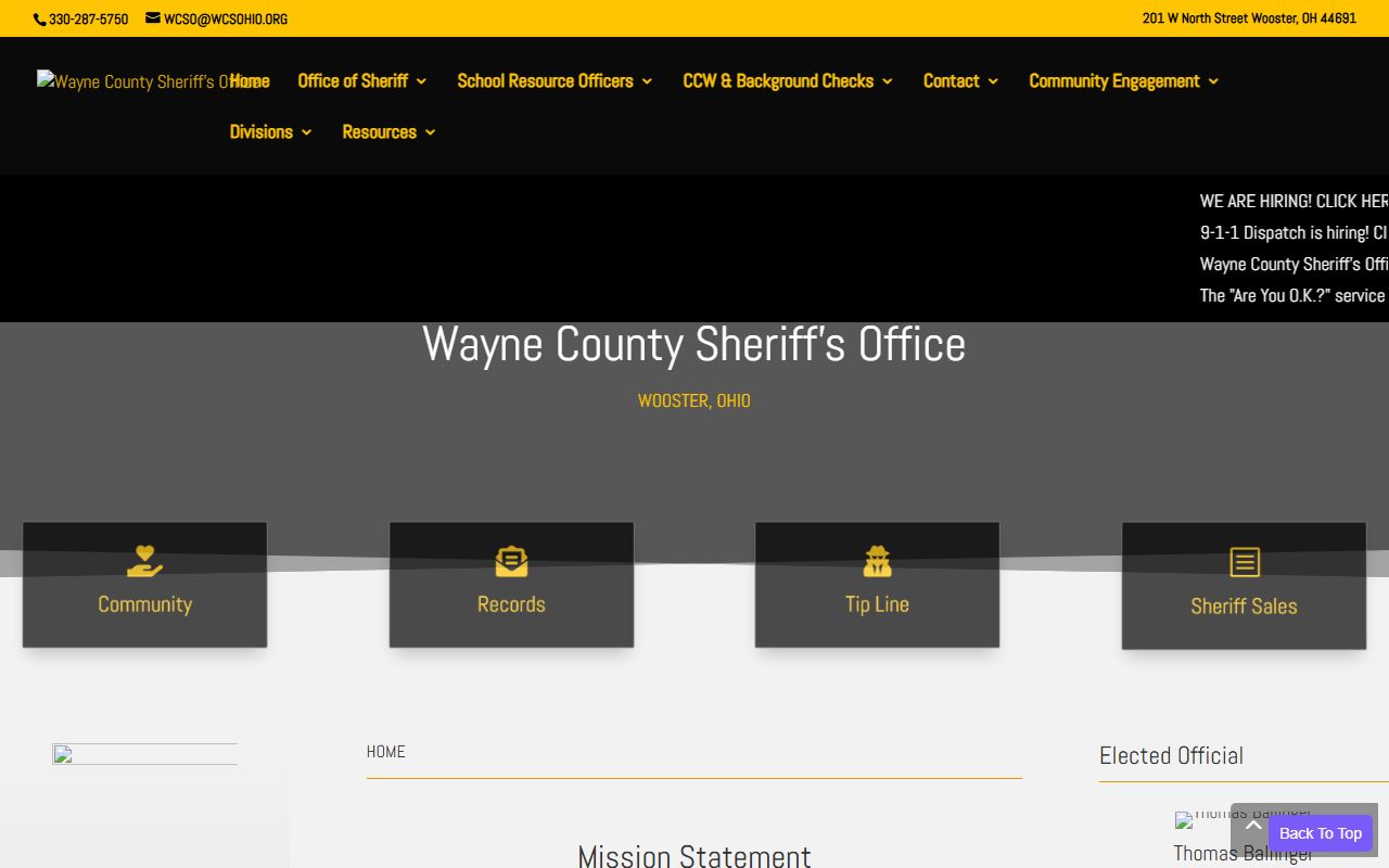 Wayne County 72 hour booking sheriff website