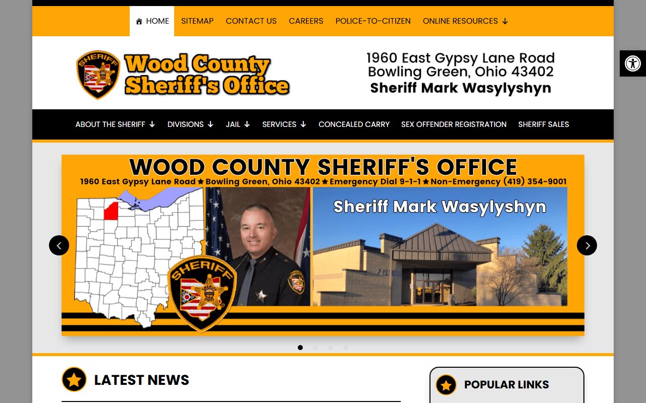 Wood County 72 hour booking sheriff website